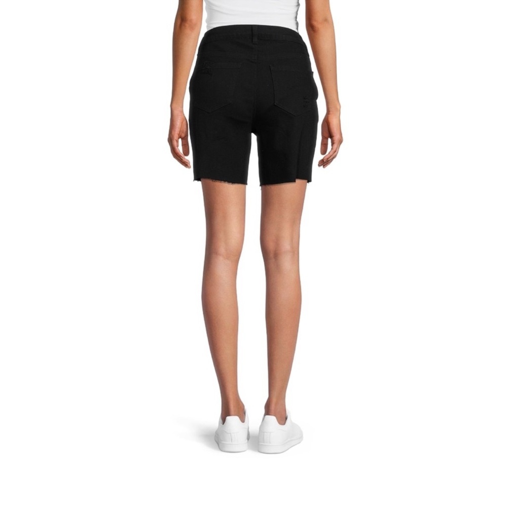 NWT Maternity Denim Bermuda Shorts black size: L (12-14) - Picture 4 of 7